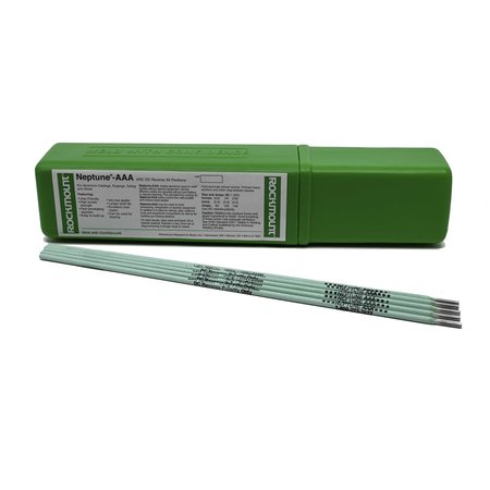 Rockmount Research And Alloys Netpune AAA, 14" Stick Electrode for Repairing All Weldable Grades of Aluminum, 3/32" Dia., 1lb 2513-1